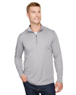 Men's Zone Sonic Heather Performance Quarter-Zip 15 Men's Zone Sonic Heather Performance Quarter-Zip -Jiffyshirts Sales Store 1e334971ef6c10