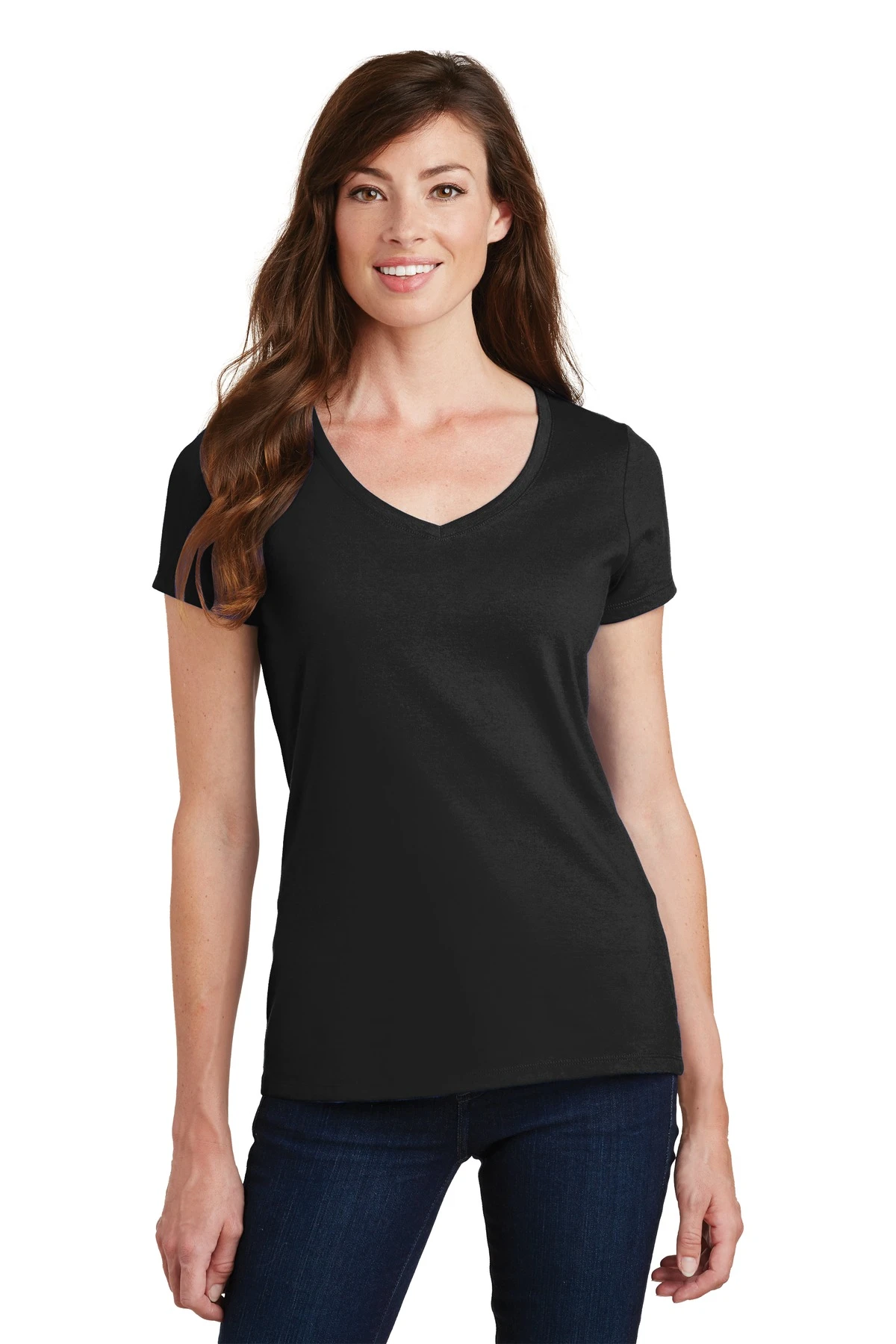 Ladies Fan Favorite V-Neck Tee 6 Ladies Fan Favorite V-Neck Tee - Image 4