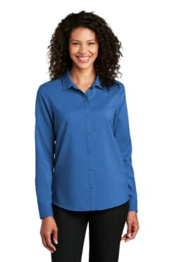 Ladies Long Sleeve Performance Staff Shirt 22 Ladies Long Sleeve Performance Staff Shirt -Jiffyshirts Sales Store 2005eb74f0e176