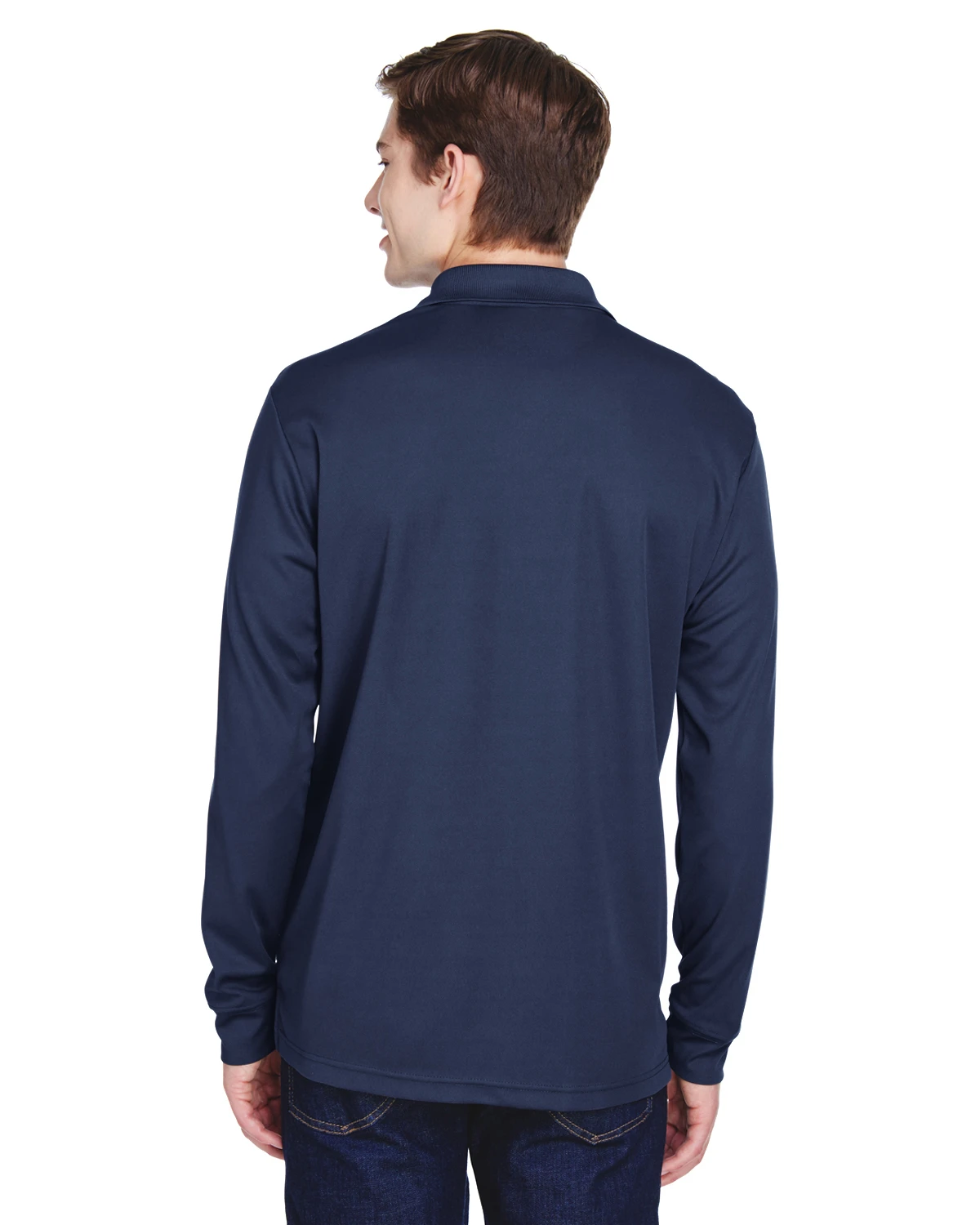 Adult Unisex Pinnacle Performance Long-Sleeve Piqué Polo With Pocket 5 Adult Unisex Pinnacle Performance Long-Sleeve Piqué Polo With Pocket - Image 3