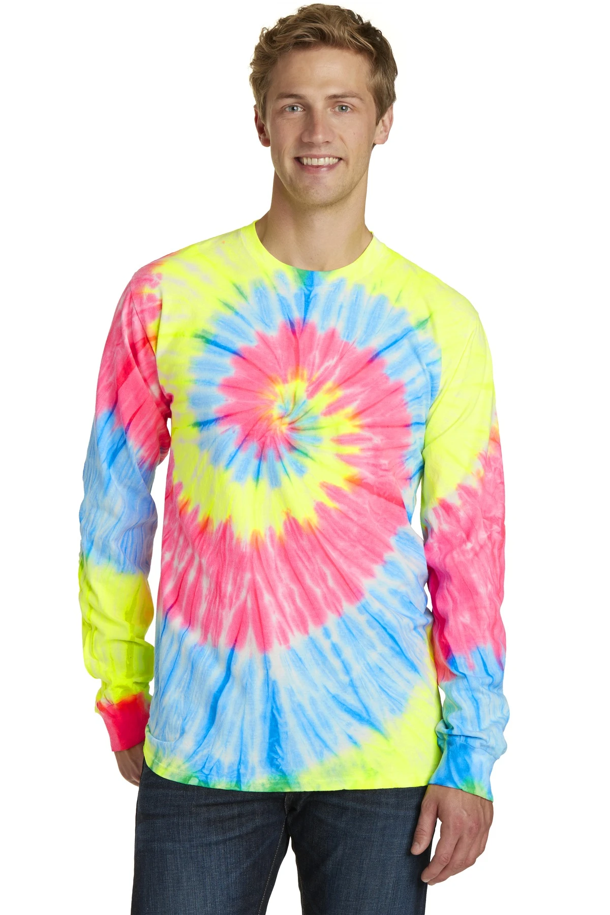 Unisex Tie-Dye Long Sleeve Tee 12 Unisex Tie-Dye Long Sleeve Tee - Image 10