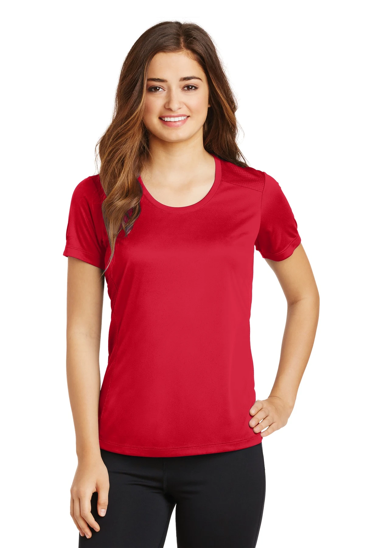 Ladies PosiCharge Elevate Scoop Neck Tee 11 Ladies PosiCharge Elevate Scoop Neck Tee - Image 9