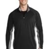 Sport-Wick Stretch Contrast 1/2-Zip Pullover 1 Sport-Wick Stretch Contrast 1/2-Zip Pullover -Jiffyshirts Sales Store 2046bfb9eda6bb