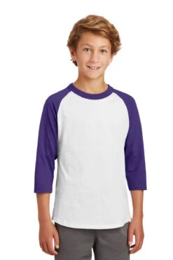 Youth Unisex Colorblock Raglan Jersey -Jiffyshirts Sales Store 21325a4a30f7ac