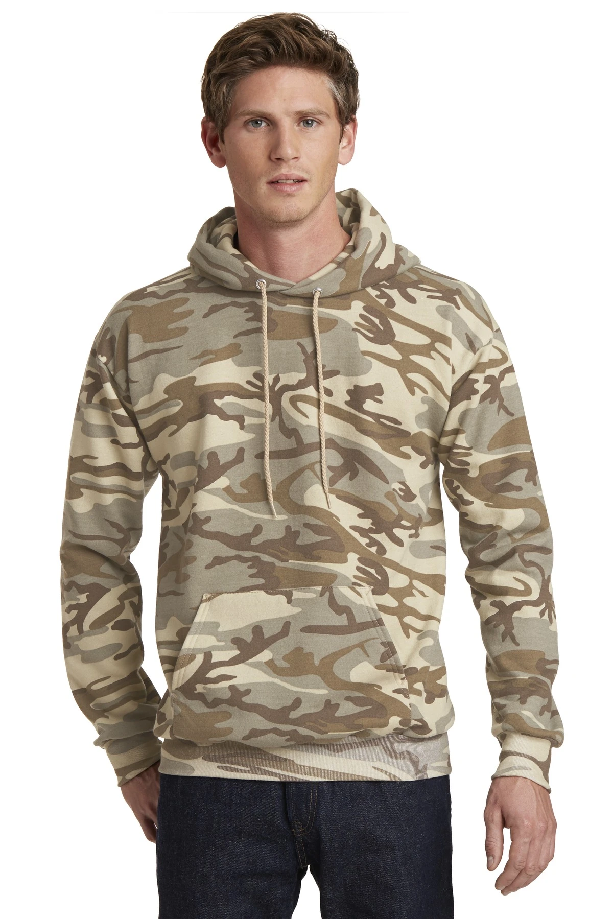 Unisex Core Fleece Camo Pullover Hooded Sweatshirt 11 Unisex Core Fleece Camo Pullover Hooded Sweatshirt - Image 9