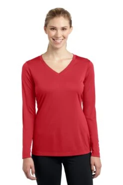 Ladies Long Sleeve PosiCharge Competitor V-Neck Tee 34 Ladies Long Sleeve PosiCharge Competitor V-Neck Tee -Jiffyshirts Sales Store 2165173f96d6cc