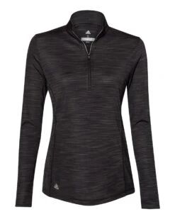 ADIDAS Women's Lightweight Melange Quarter-Zip Pullover