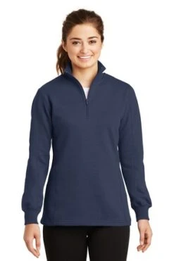 Ladies 1/4-Zip Sweatshirt 25 Ladies 1/4-Zip Sweatshirt -Jiffyshirts Sales Store 21c6f2b73a1260