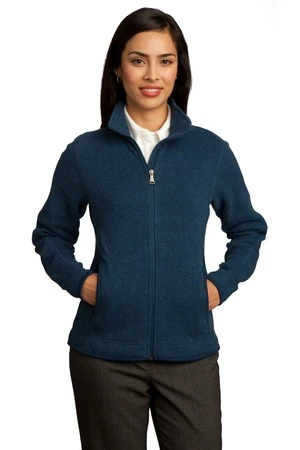 Ladies Sweater Fleece Full-Zip Jacket 8 Ladies Sweater Fleece Full-Zip Jacket - Image 6
