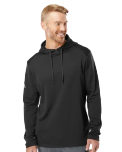 ADIDAS Unisex Textured Mixed Media Hooded Sweatshirt