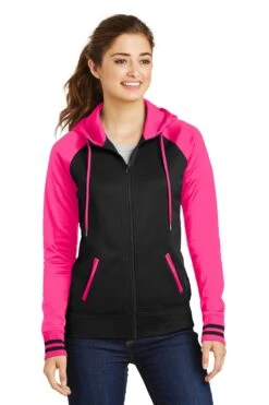 Ladies Sport-Wick Varsity Fleece Full-Zip Hooded Jacket 17 Ladies Sport-Wick Varsity Fleece Full-Zip Hooded Jacket -Jiffyshirts Sales Store 2363607f2fb1fd