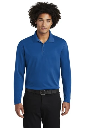 Men's PosiCharge RacerMesh Long Sleeve Polo 13 Men's PosiCharge RacerMesh Long Sleeve Polo - Image 11