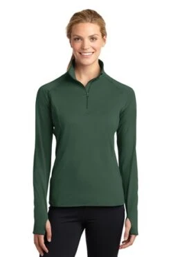 Ladies Sport-Wick Stretch 1/2-Zip Pullover -Jiffyshirts Sales Store 23b2899c8f6b58