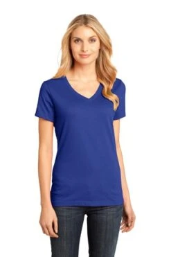 District Ladies' Perfect Weight V-Neck Tee 37 District Ladies' Perfect Weight V-Neck Tee -Jiffyshirts Sales Store 23d1c947293bee