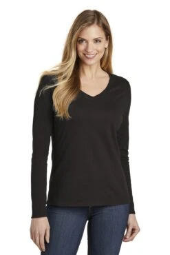 District Ladies' Very Important Tee Long Sleeve V-Neck 15 District Ladies' Very Important Tee Long Sleeve V-Neck -Jiffyshirts Sales Store 25129262349a94