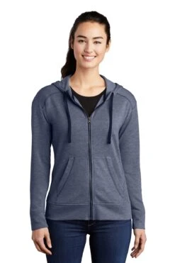 Ladies PosiCharge Tri-Blend Wicking Fleece Full-Zip Hooded Jacket 17 Ladies PosiCharge Tri-Blend Wicking Fleece Full-Zip Hooded Jacket -Jiffyshirts Sales Store 257f66240a95fb