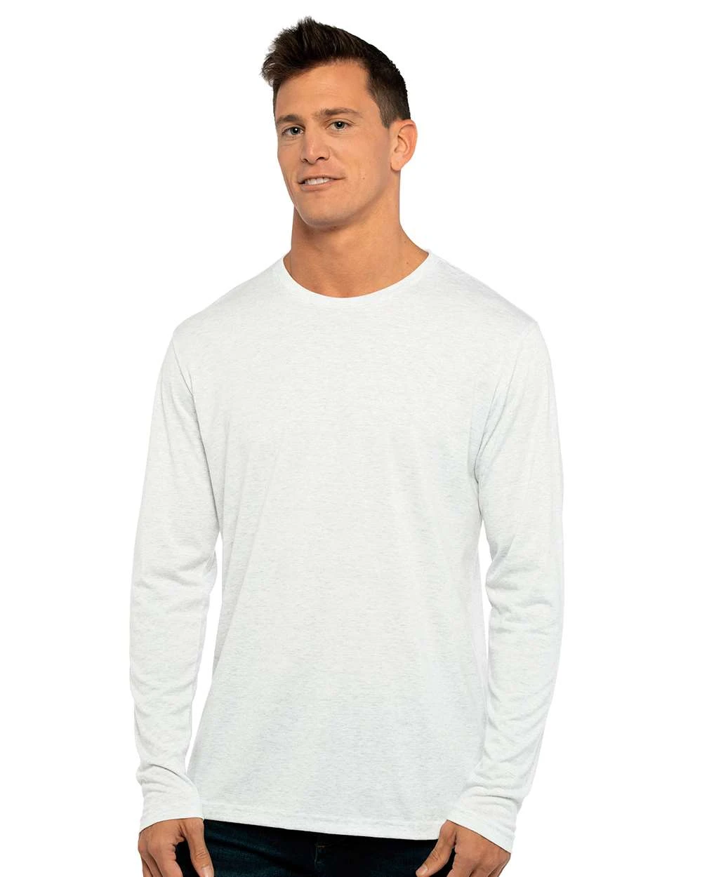 Next Level Men's Triblend Long-Sleeve Crew 6 Next Level Men's Triblend Long-Sleeve Crew - Image 4
