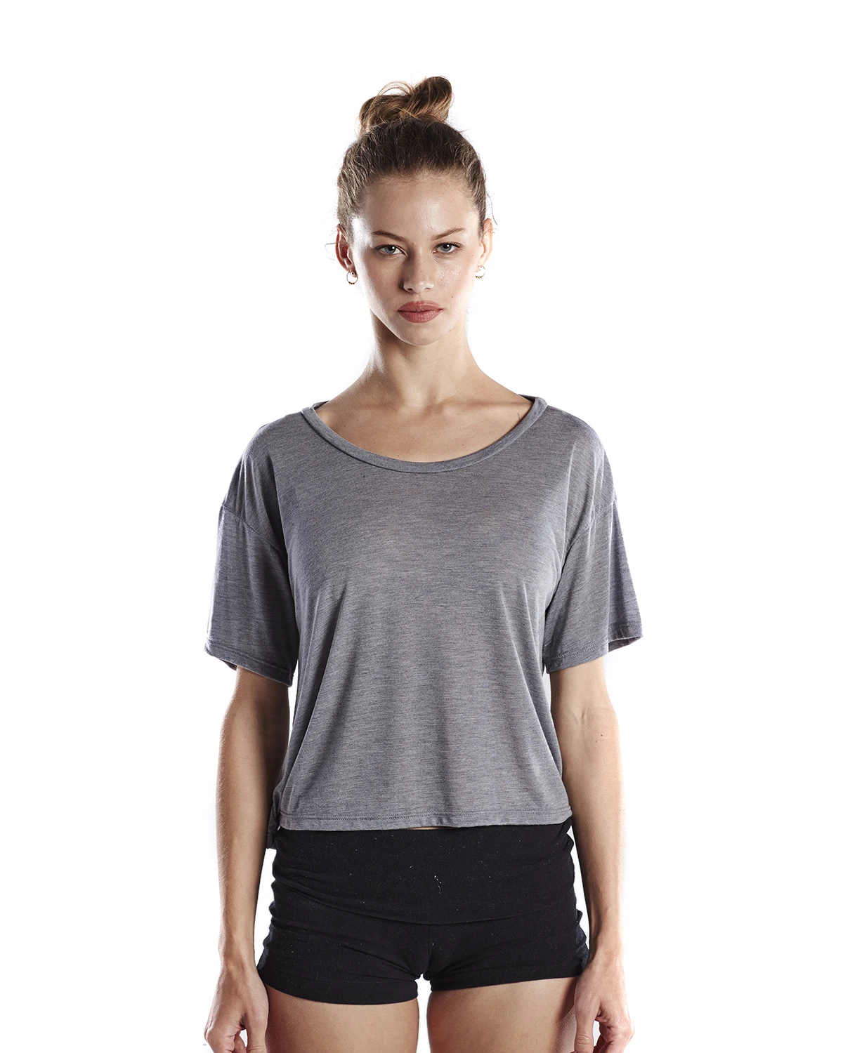 Ladies' 4.2 Oz. Boxy Open Neck Top 6 Ladies' 4.2 Oz. Boxy Open Neck Top - Image 4