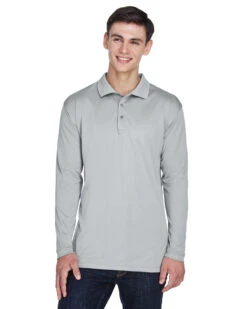 Adult Unisex Cool & Dry Sport Long-Sleeve Polo -Jiffyshirts Sales Store 26491ff6e1f0cd
