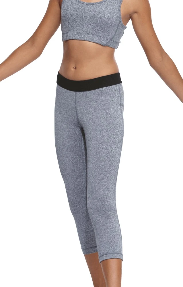 Girls Dri Team Heather Capri 3 Girls Dri Team Heather Capri