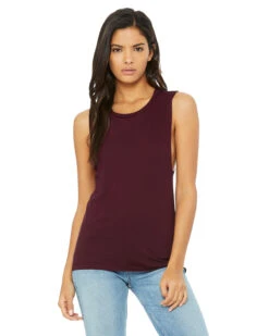 Ladies' Flowy Scoop Muscle Tank 41 Ladies' Flowy Scoop Muscle Tank -Jiffyshirts Sales Store 2791f578171995