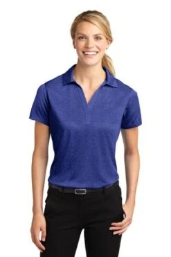 Ladies Heather Contender Polo -Jiffyshirts Sales Store 285bc861efbc42