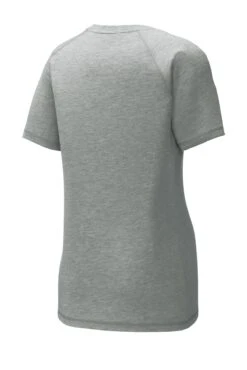 Ladies PosiCharge Tri-Blend Wicking Scoop Neck Raglan Tee -Jiffyshirts Sales Store 285bcb3a420a16