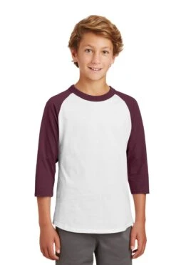 Youth Unisex Colorblock Raglan Jersey -Jiffyshirts Sales Store 28ceb720a0bf5c