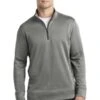 PosiCharge Sport-Wick Heather Fleece 1/4-Zip Pullover 2 PosiCharge Sport-Wick Heather Fleece 1/4-Zip Pullover -Jiffyshirts Sales Store 28dd243b6890cd