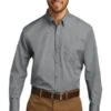 Men's Long Sleeve Carefree Poplin Shirt -Jiffyshirts Sales Store 28f28fffbbb112
