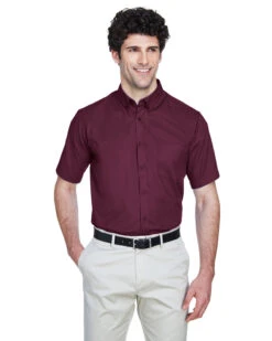 Men's Optimum Short-Sleeve Twill Shirt 19 Men's Optimum Short-Sleeve Twill Shirt -Jiffyshirts Sales Store 29293e53850248