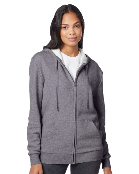 Adult Unisex Easy Eco-Fleece Go-To Full-Zip Hoodie 10 Adult Unisex Easy Eco-Fleece Go-To Full-Zip Hoodie - Image 8