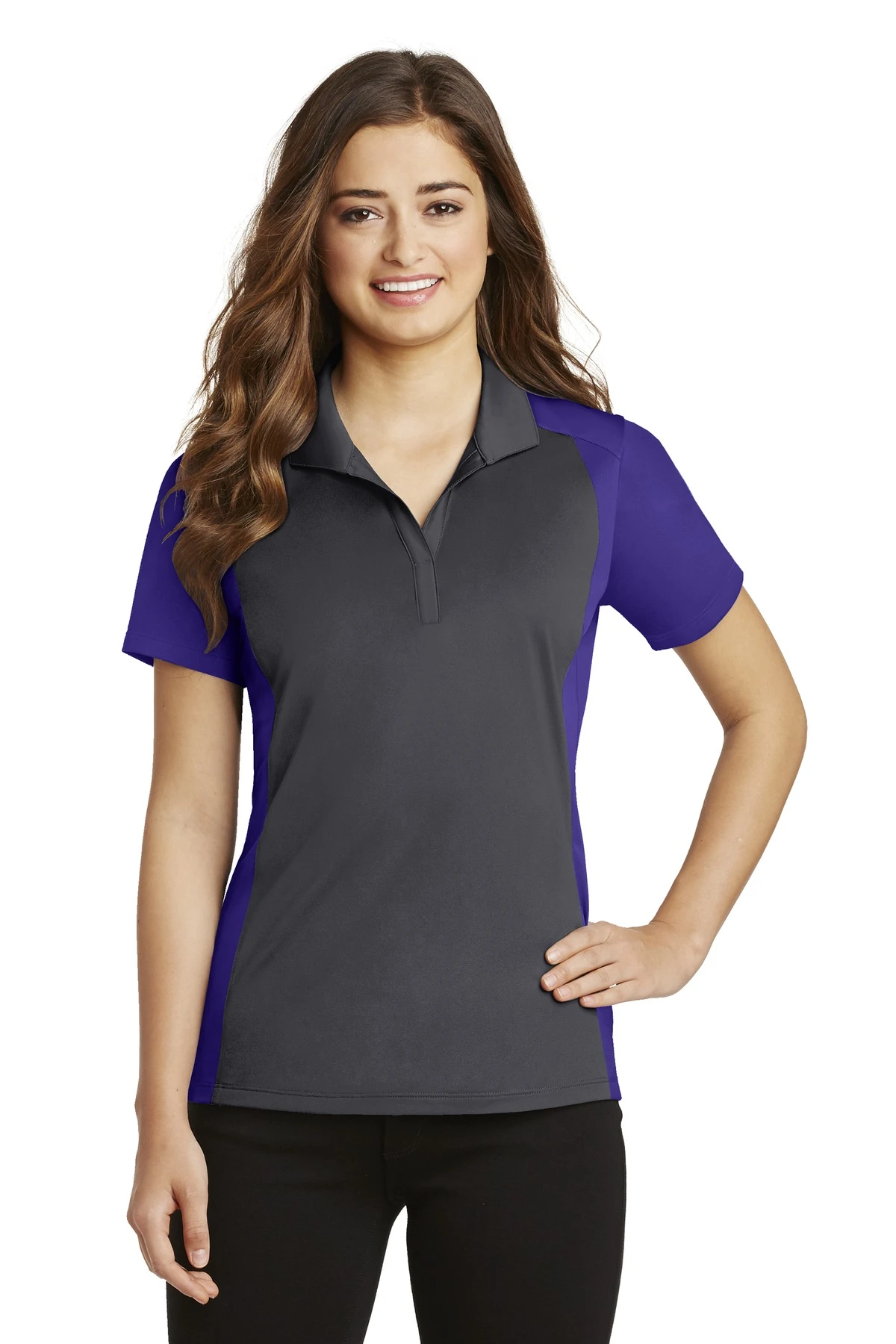 Ladies Colorblock Micropique Sport-Wick Polo 7 Ladies Colorblock Micropique Sport-Wick Polo - Image 5