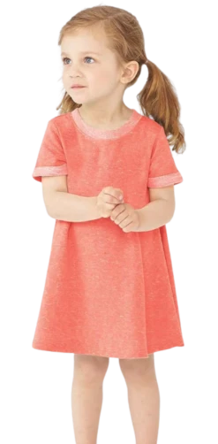 Toddler Harborside Melange French Terry Twirl Dress