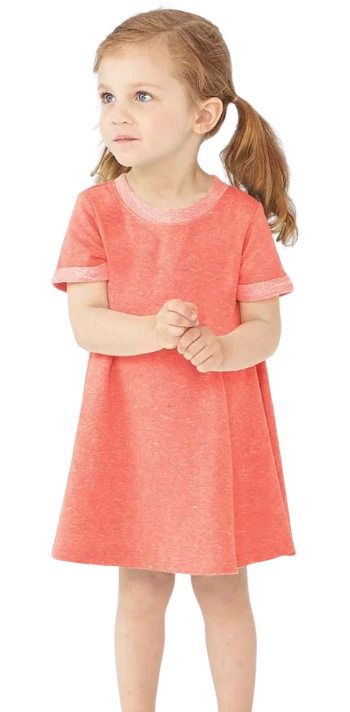 Toddler Harborside Melange French Terry Twirl Dress 3 Toddler Harborside Melange French Terry Twirl Dress