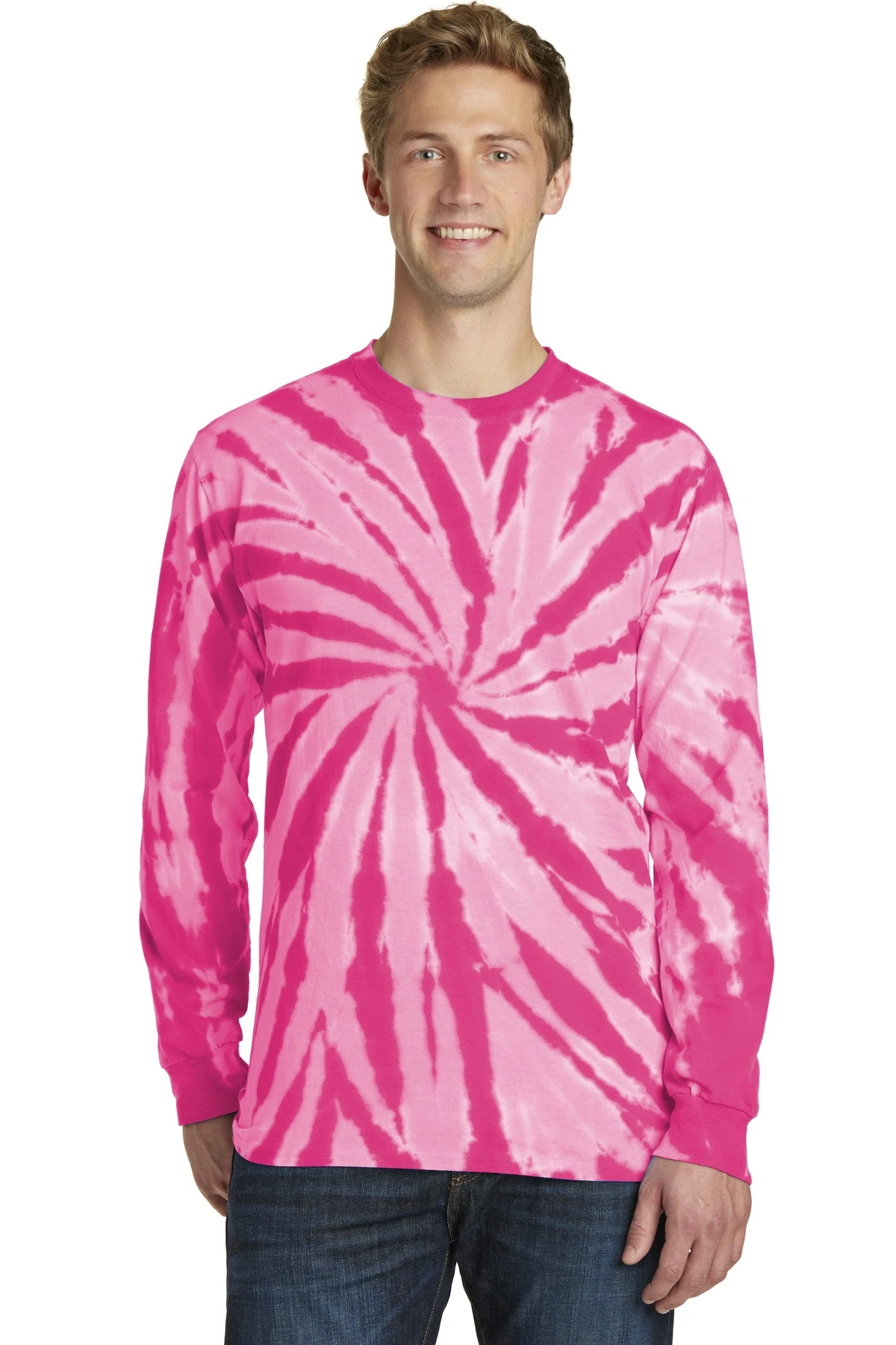 Unisex Tie-Dye Long Sleeve Tee 8 Unisex Tie-Dye Long Sleeve Tee - Image 6