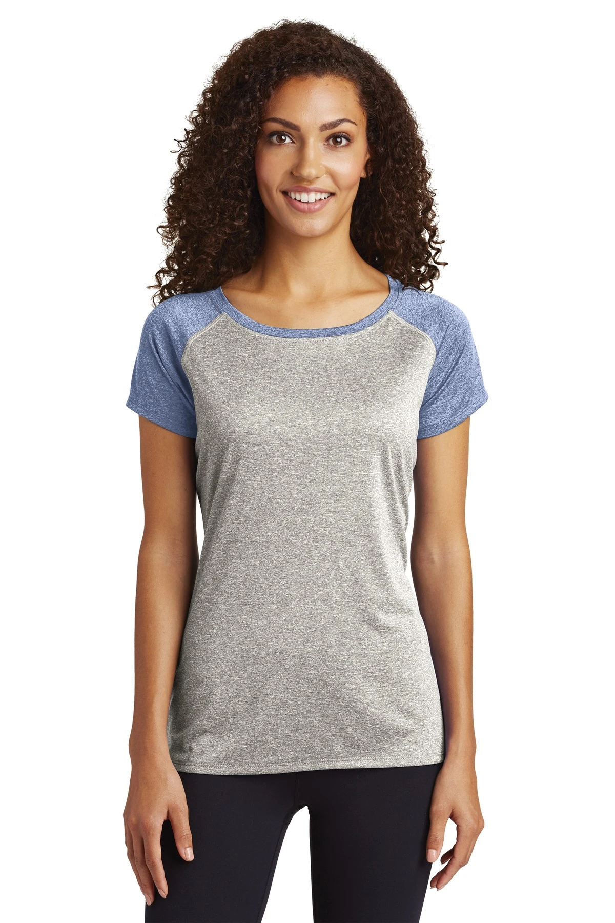 Ladies Heather-On-Heather Contender Scoop Neck Tee 7 Ladies Heather-On-Heather Contender Scoop Neck Tee - Image 5