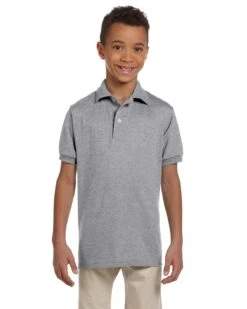 Jerzees Youth Unisex 5.6 Oz. SpotShield™ Jersey Polo 23 Jerzees Youth Unisex 5.6 Oz. SpotShield™ Jersey Polo -Jiffyshirts Sales Store 29f124b3bb2caf
