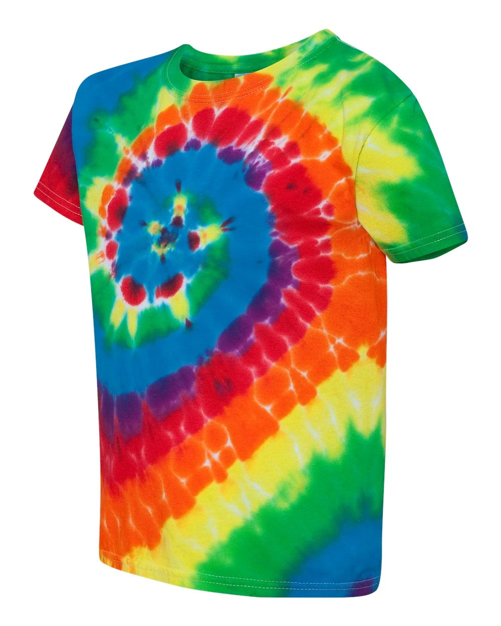Youth Unisex Multi-Color Spiral T-Shirt 4 Youth Unisex Multi-Color Spiral T-Shirt - Image 2