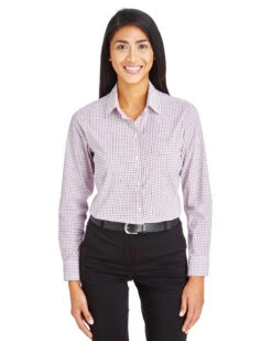CrownLux Performance™ Ladies' Micro Windowpane Shirt 10 CrownLux Performance™ Ladies' Micro Windowpane Shirt -Jiffyshirts Sales Store 2a26e081a055cc