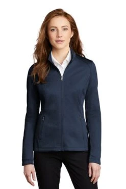 Ladies Diamond Heather Fleece Full-Zip Jacket -Jiffyshirts Sales Store 2a2a401132ab28