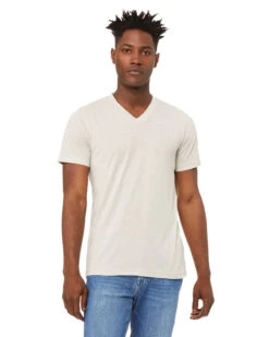 Unisex Triblend V-Neck T-Shirt -Jiffyshirts Sales Store 2a6f9d16758c13