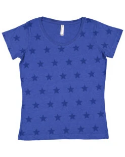 Women's Star Print Scoop Neck T-Shirt 20 Women's Star Print Scoop Neck T-Shirt -Jiffyshirts Sales Store 2aad0704fdd97e
