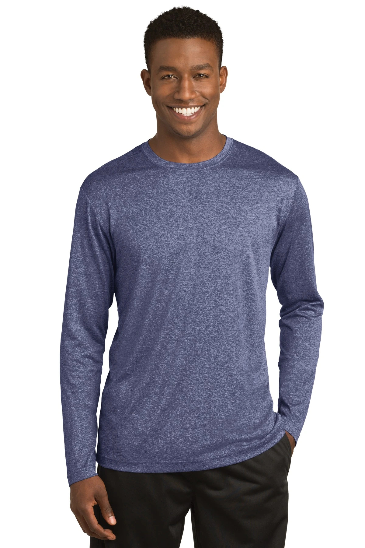 Unisex Long Sleeve Heather Contender Tee 10 Unisex Long Sleeve Heather Contender Tee - Image 8