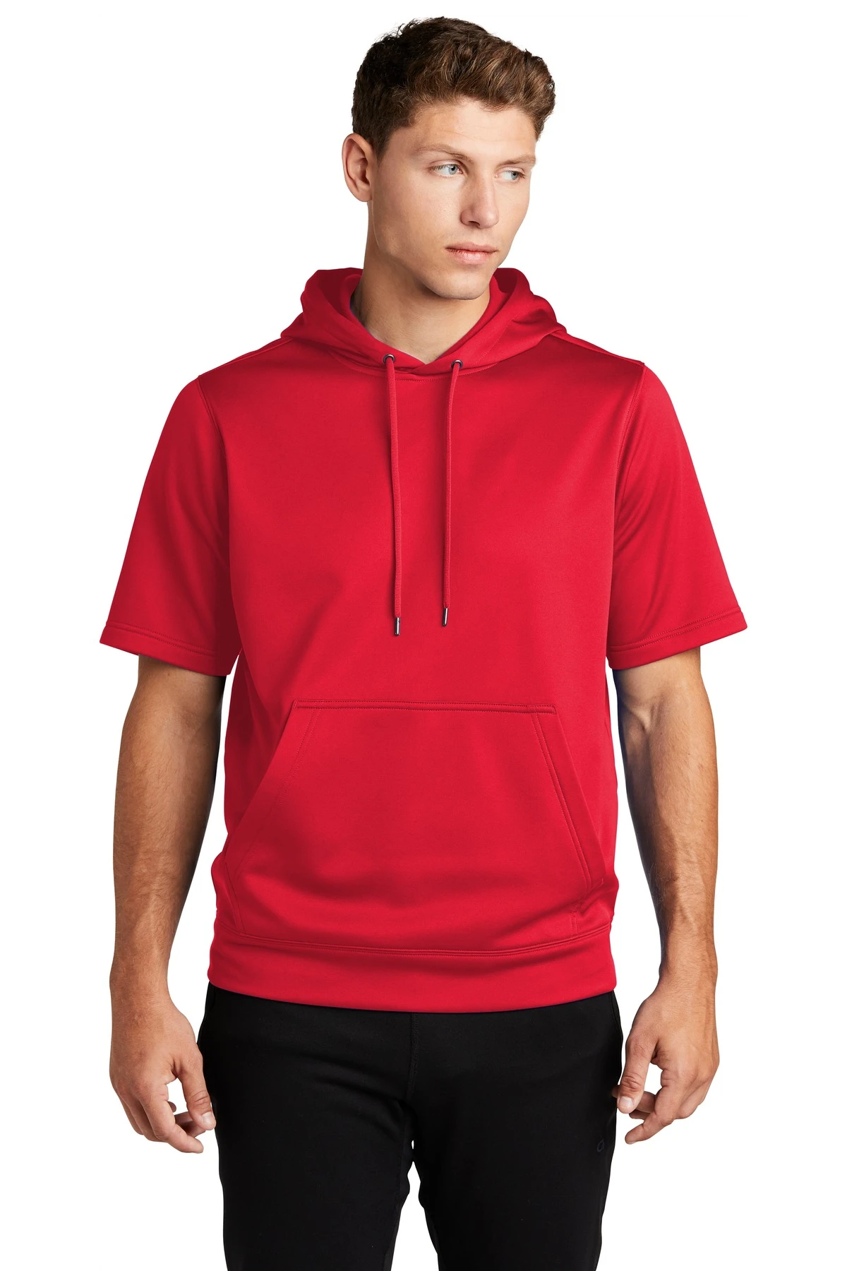 Sport-Wick Fleece Short Sleeve Hooded Pullover 10 Sport-Wick Fleece Short Sleeve Hooded Pullover - Image 8