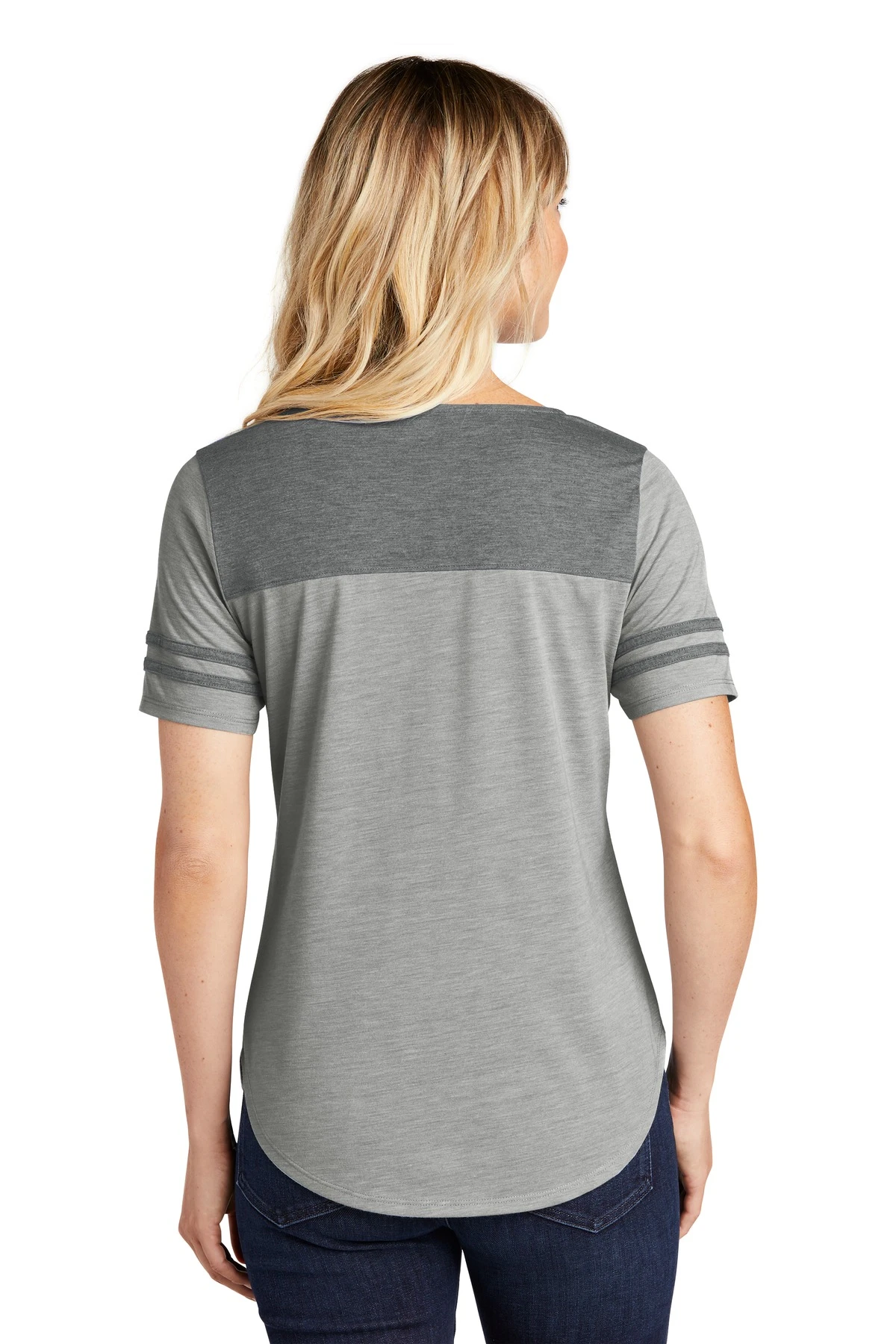 Ladies PosiCharge Tri-Blend Wicking Fan Tee 4 Ladies PosiCharge Tri-Blend Wicking Fan Tee - Image 2