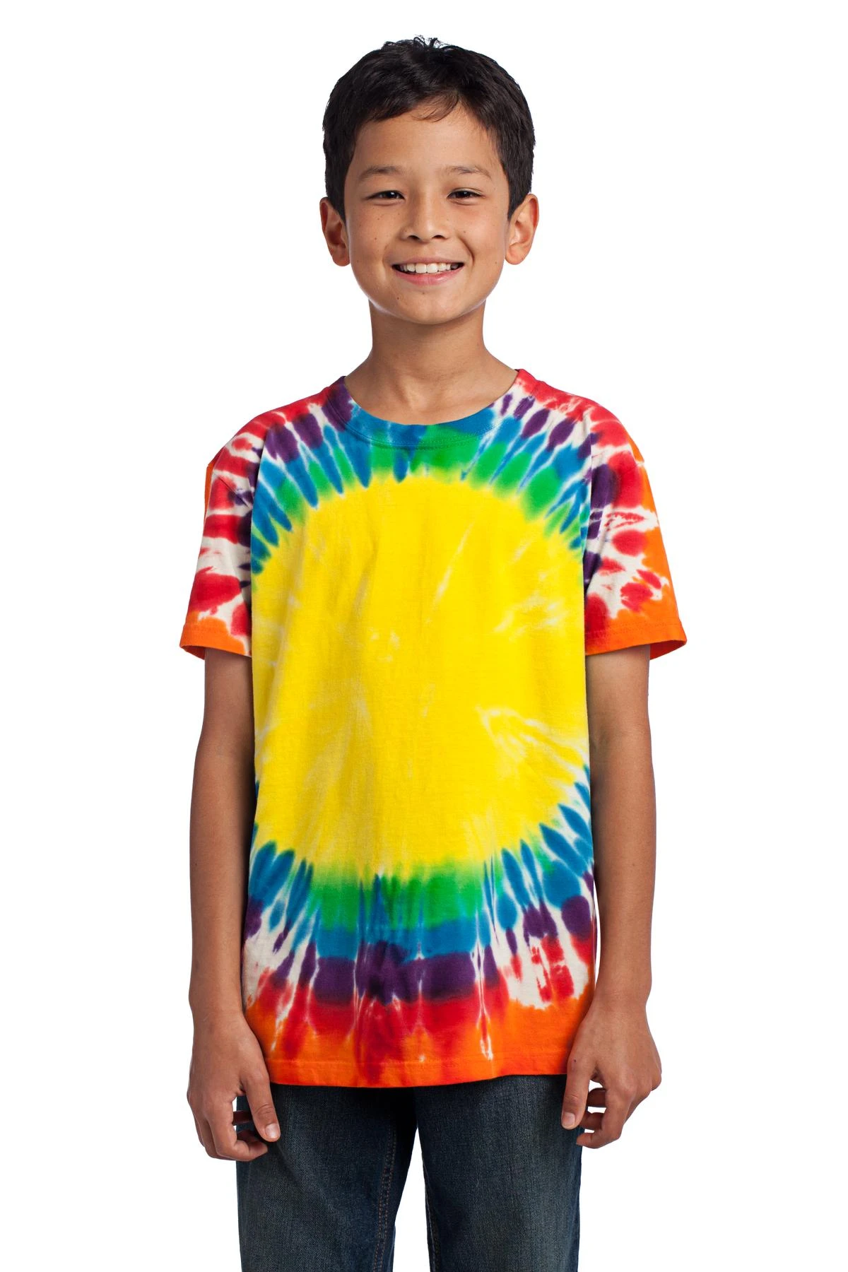 Youth Unisex Window Tie-Dye Tee 6 Youth Unisex Window Tie-Dye Tee - Image 4
