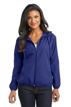 Port Authority® Ladies Hooded Essential Jacket -Jiffyshirts Sales Store 2c322ab774e0a7