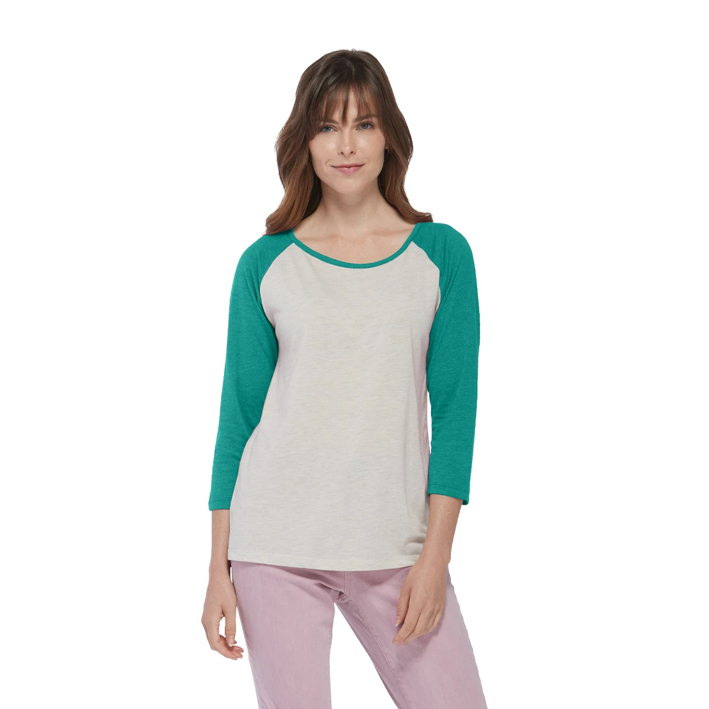 Platinum Ladies Tri-Blend 3/4 Sleeve Raglan Tee 13 Platinum Ladies Tri-Blend 3/4 Sleeve Raglan Tee - Image 11
