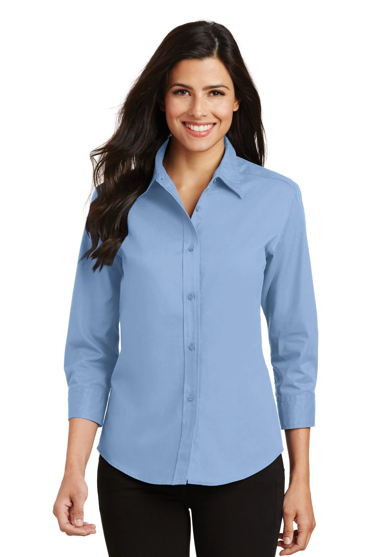Ladies 3/4-Sleeve Easy Care Shirt 11 Ladies 3/4-Sleeve Easy Care Shirt - Image 9